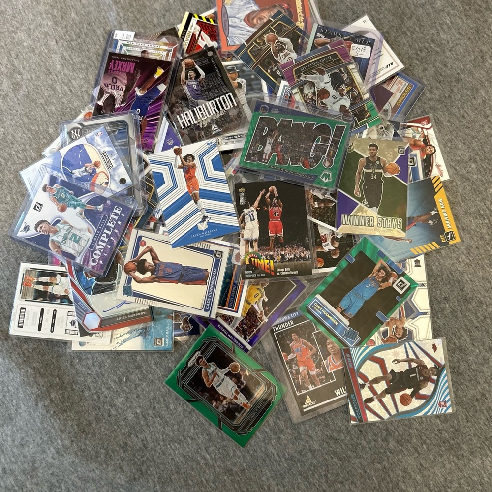 Basketball/Baseball Mystery Card Pack with Guaranteed Patch or Autograph Card